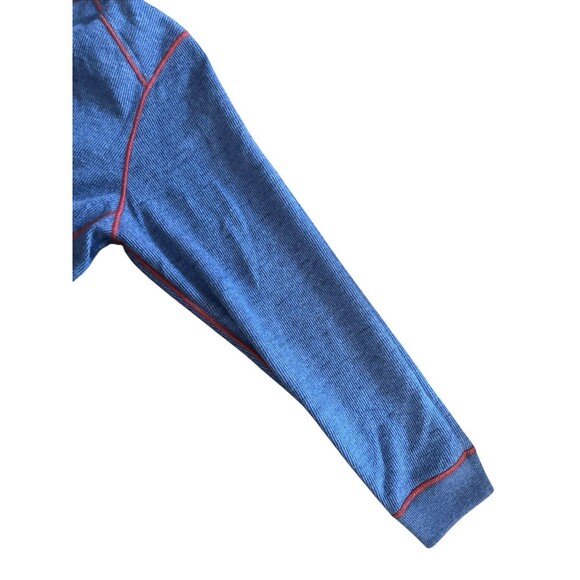 NWT Tommy Bahama Sweater Mens Blue Red Reversible Quarter Zip Pullover Sz XXL - Picture 16 of 16